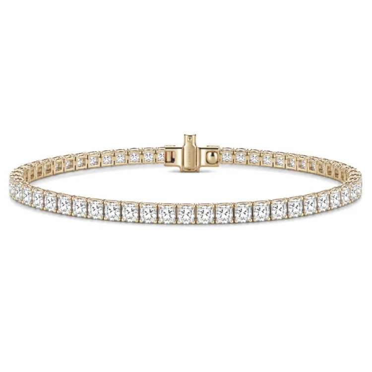 tennisrannekoru 4,64 ct 14 karaatin kultaa