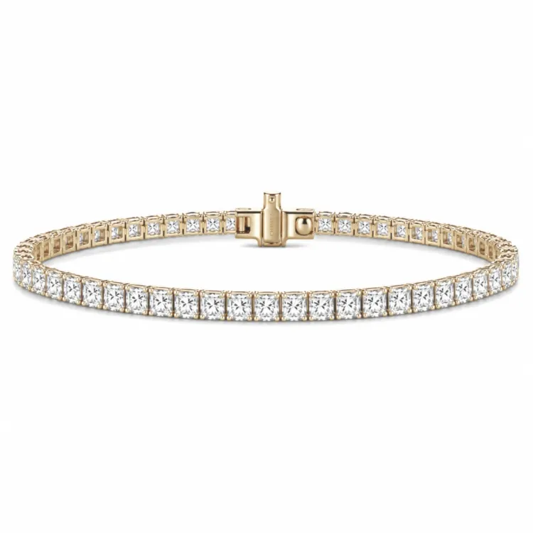 tennisrannekoru 5,36 ct 14 karaatin kultaa