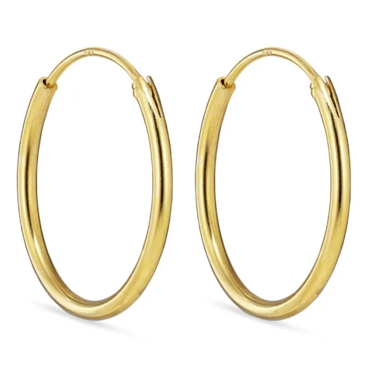 18 mm rengas  kullattua hopeaa - Mix & Match