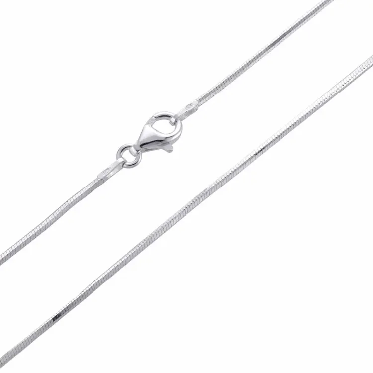 käärmekaulaketju hopeaa 55 cm x 1,2 mm