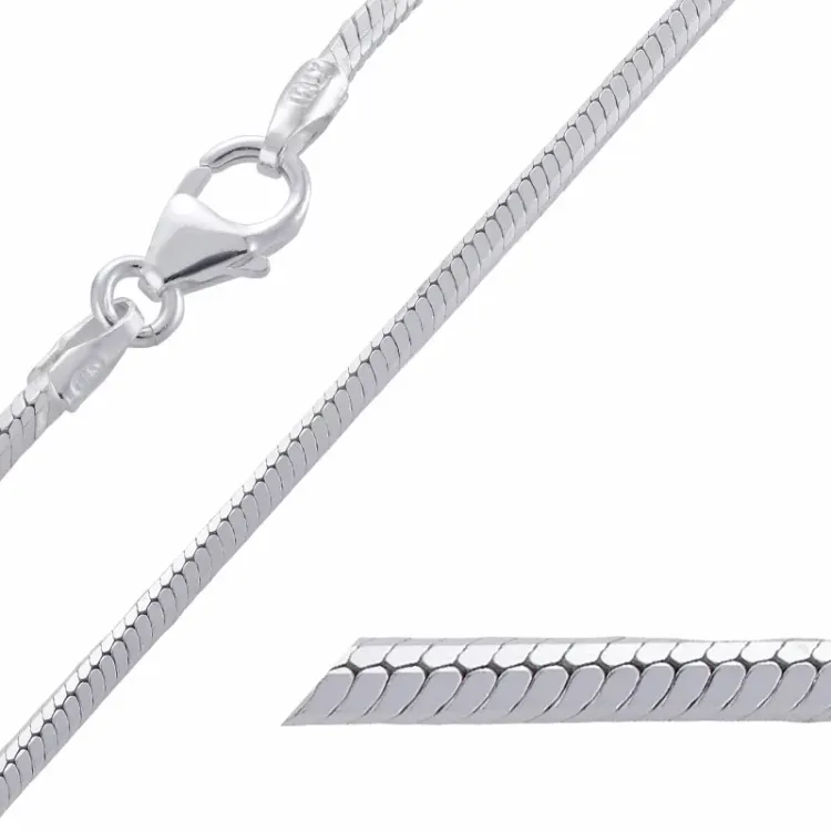 BNH käärmekaulaketju hopeaa 42 cm x 1,7 mm