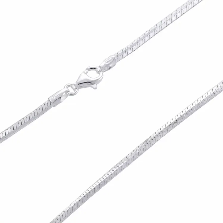 Kortti käärmekaulaketju hopeaa 38 cm x 1,8 mm