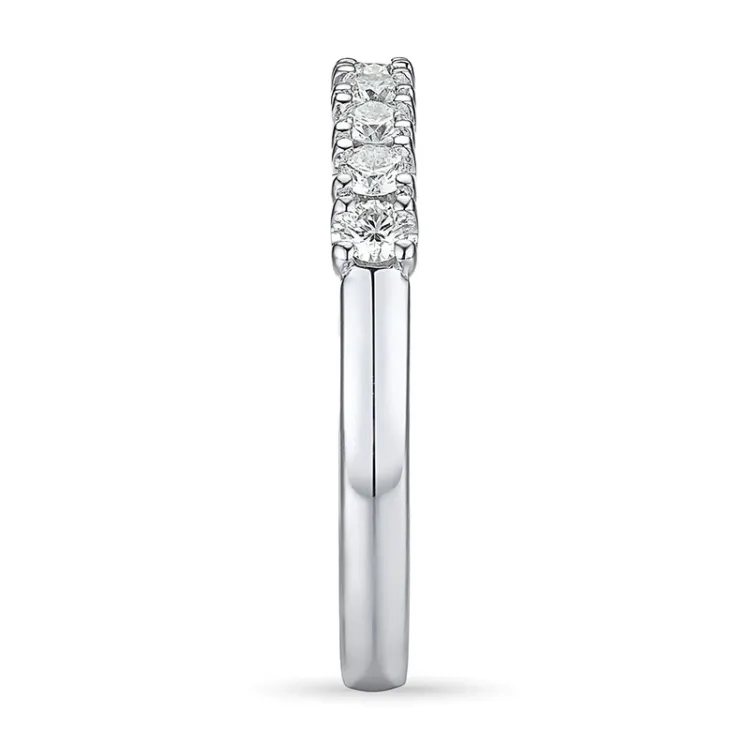 timantti alianssisormus 14 karaatin valkokultaa 0,21 ct