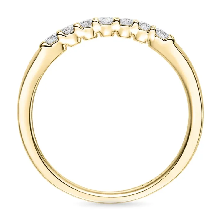 Timantti alianssisormus 14 karaatin kultaa 0,26 ct