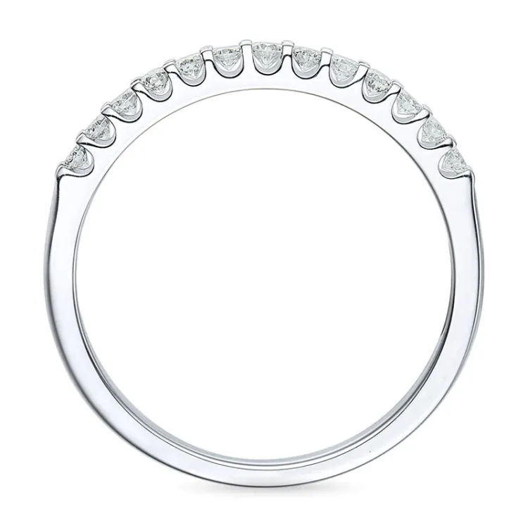 Timantti alianssisormus 14 karaatin valkokultaa 0,25 ct