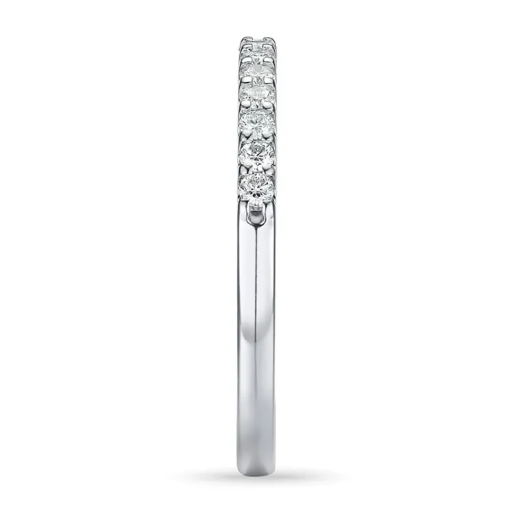 Timantti alianssisormus 14 karaatin valkokultaa 0,25 ct