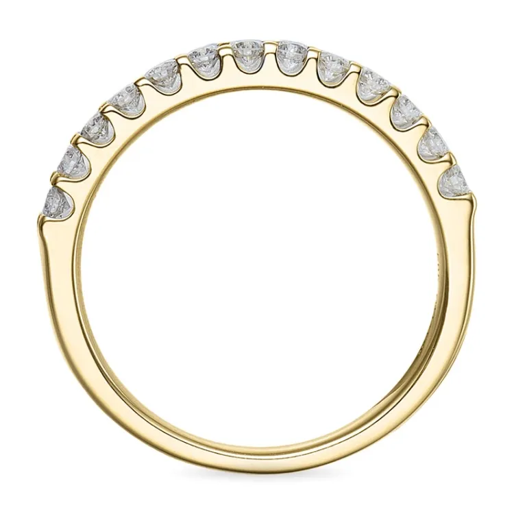 Timantti alianssisormus 14 karaatin kultaa 0,36 ct
