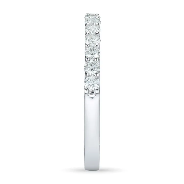 Timantti alianssisormus 14 karaatin valkokultaa 0,49 ct