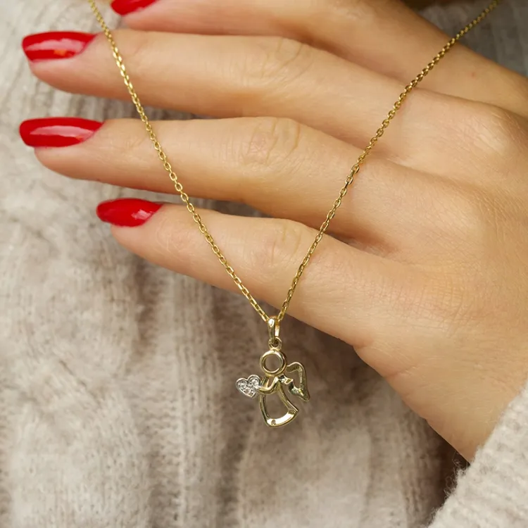 enkeli riipus 9 karaatin kultaa - Gold Collection