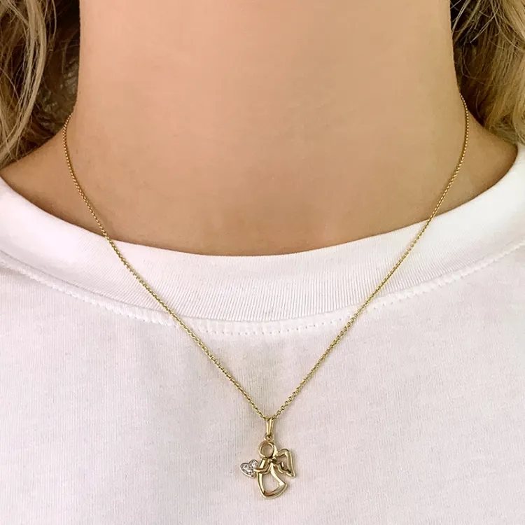 enkeli riipus 9 karaatin kultaa - Gold Collection