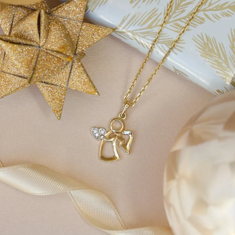 enkeli riipus 9 karaatin kultaa - Gold Collection