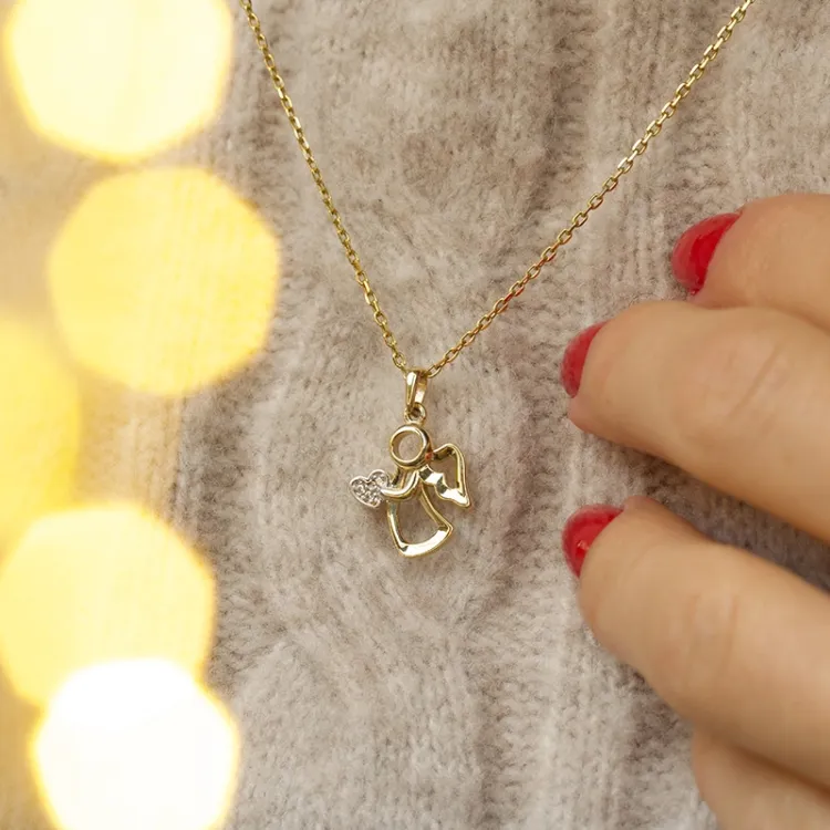enkeli riipus 9 karaatin kultaa - Gold Collection