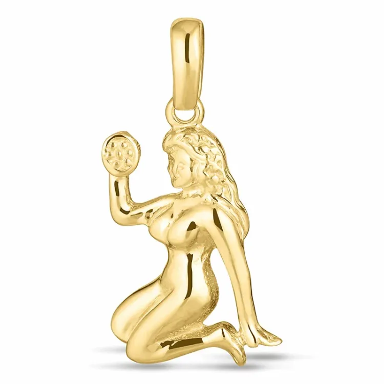 tähtikuvio neitsyt riipus  8 karaatin kultaa - Gold Collection