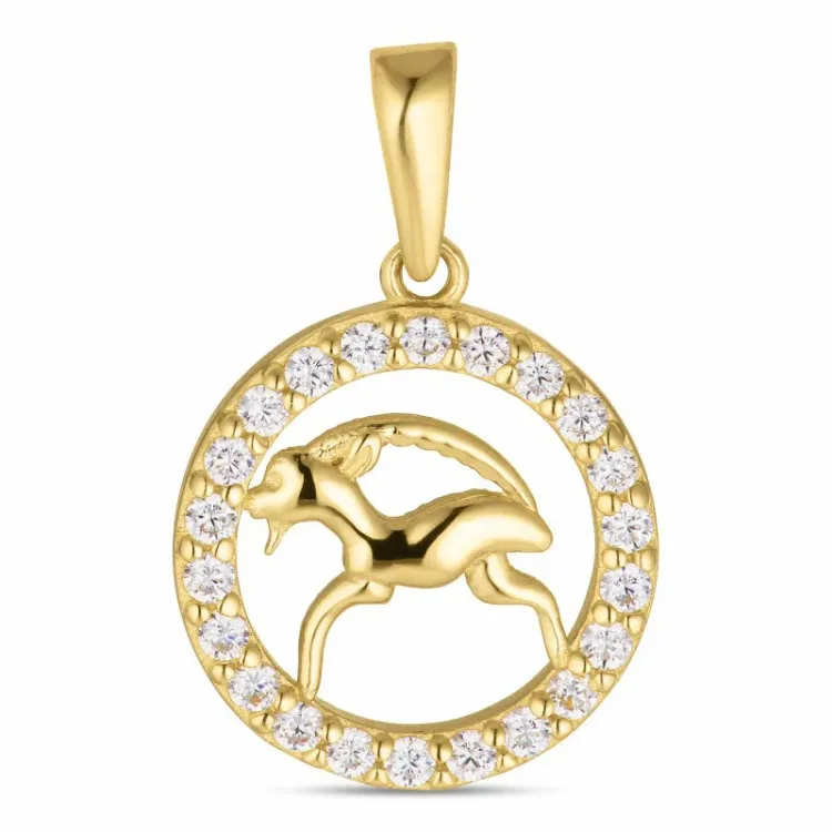 tähtikuvio kauris riipus  8 karaatin kultaa - Gold Collection