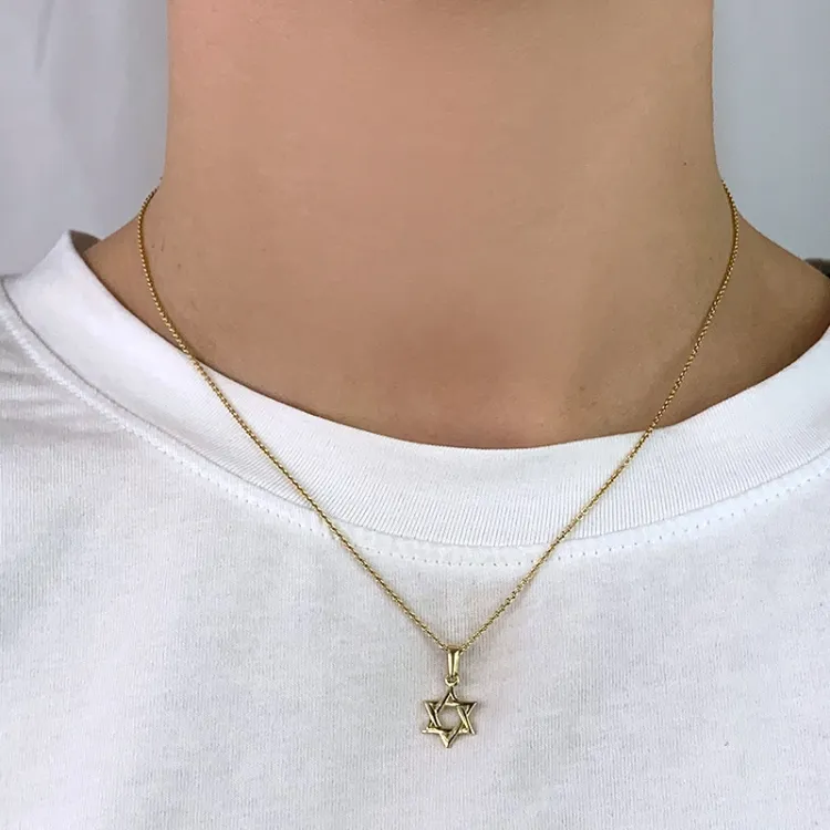 daavidin tähti riipus  8 karaatin kultaa - Gold Collection