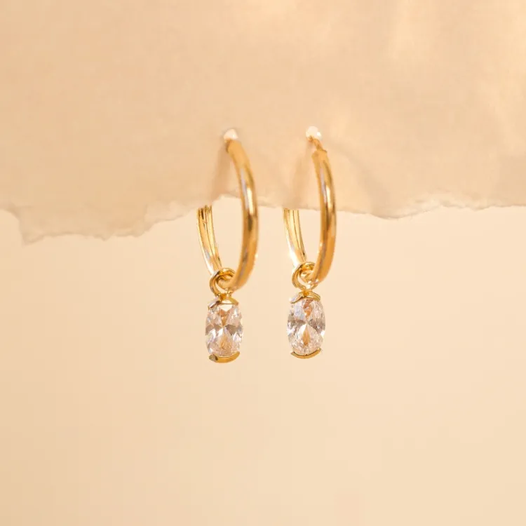 12 mm rengas 9 karaatin kultaa kanssa zirkoni - Gold Collection
