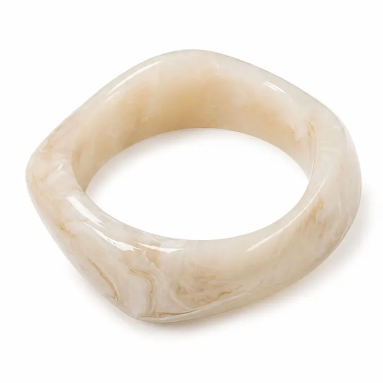valkoinen bangle hartsi - AURA