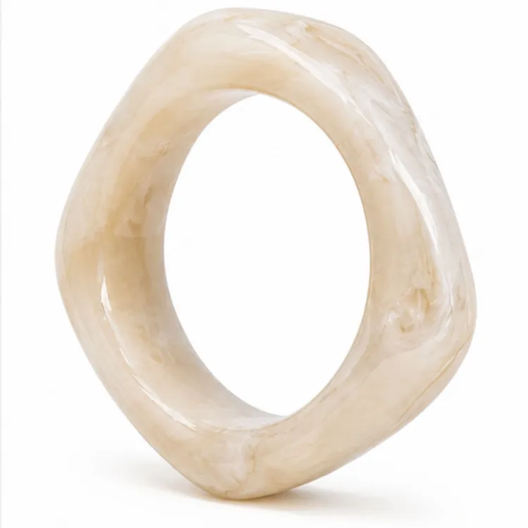 valkoinen bangle hartsi - AURA