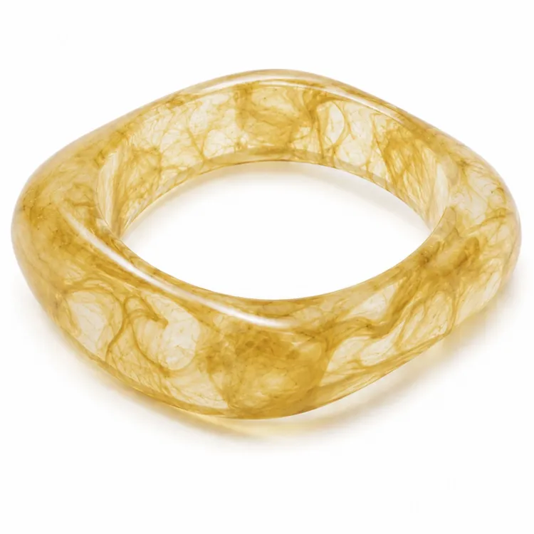 keltainen bangle hartsi - AURA