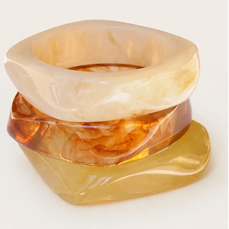 keltainen bangle hartsi - AURA