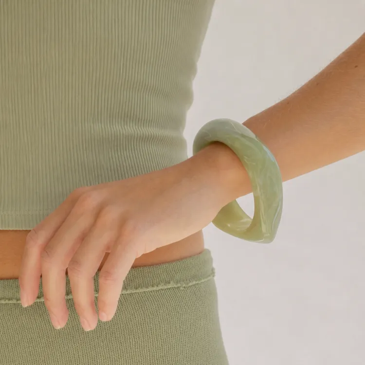 vihreä bangle hartsi - AURA