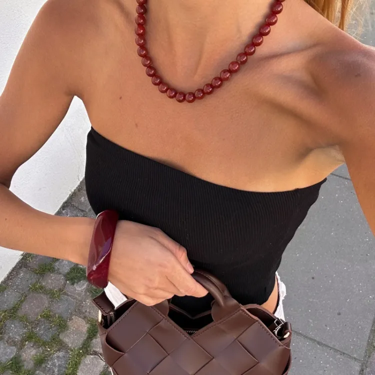 punainen bangle hartsi - AURA