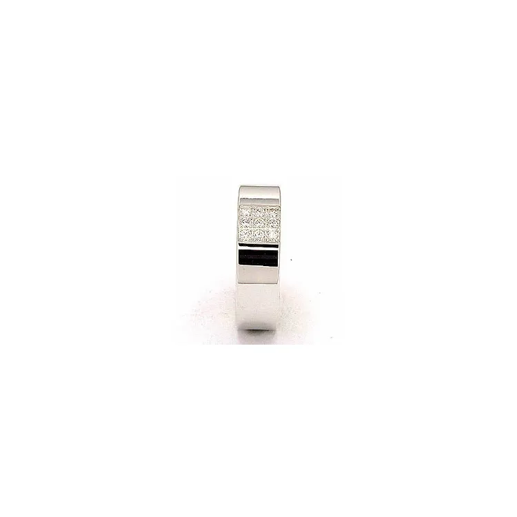 timantti vihkisormus 14 karaatin valkokultaa 0,149 ct