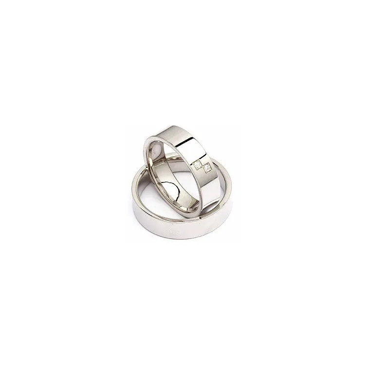 Vihkisormusta hopea 0,030 ct