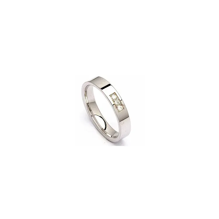 Vihkisormus hopea 0,060 ct