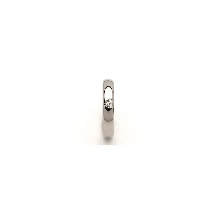 Vihkisormus titaani 0,03 ct