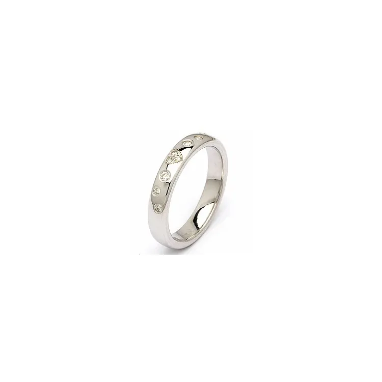 Vihkisormus hopea 0,13 ct