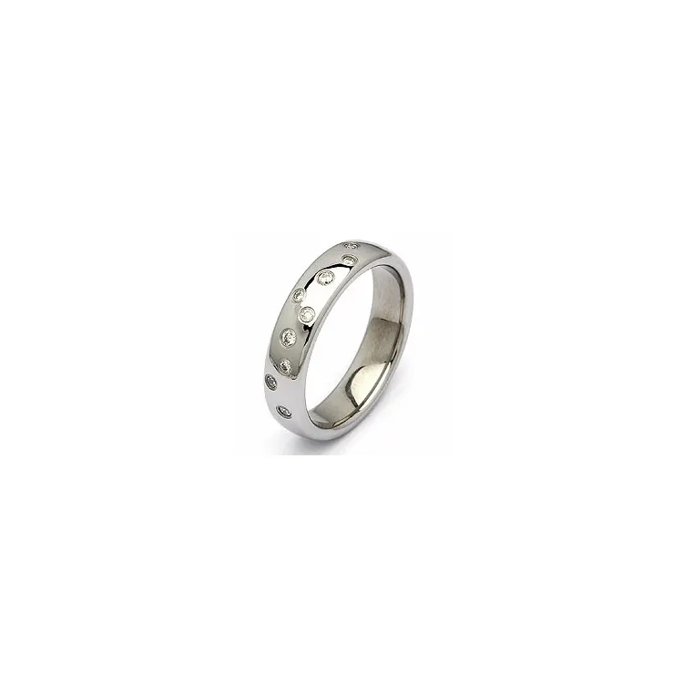 Vihkisormus teräs 0,126 ct