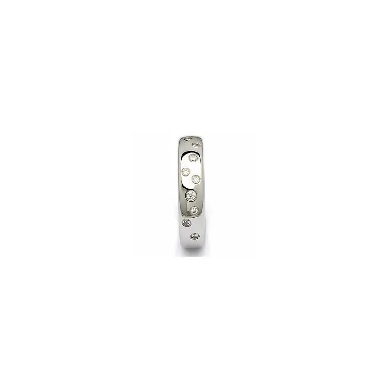 Vihkisormus teräs 0,126 ct