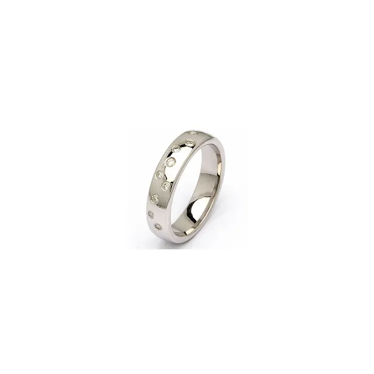 Vihkisormus hopea 0,126 ct