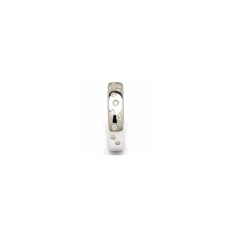 Vihkisormus hopea 0,126 ct