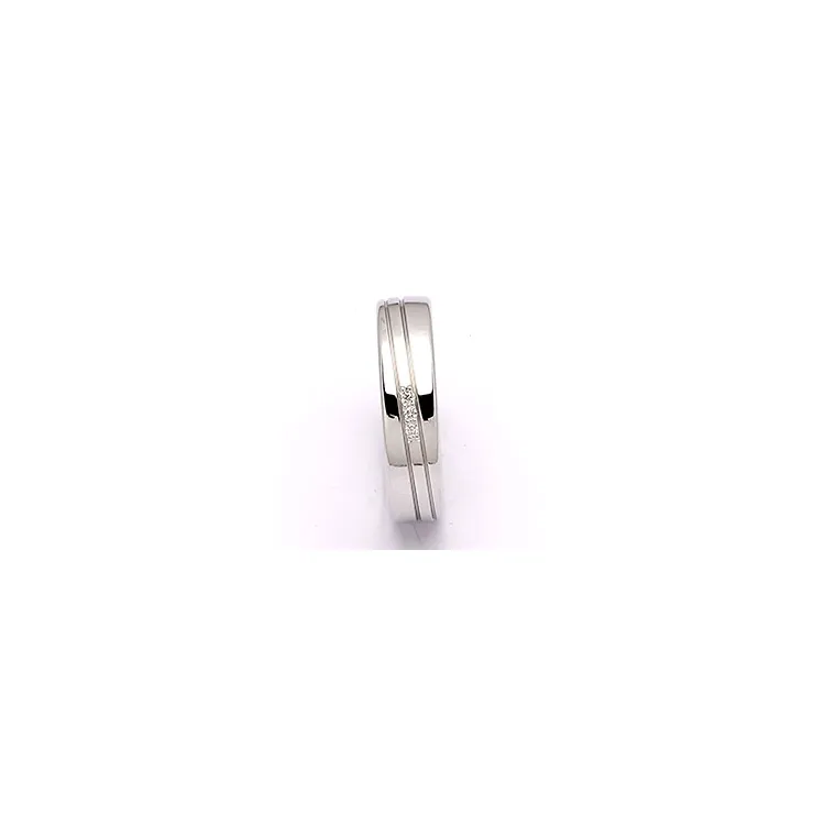 Vihkisormus hopea 0,024 ct
