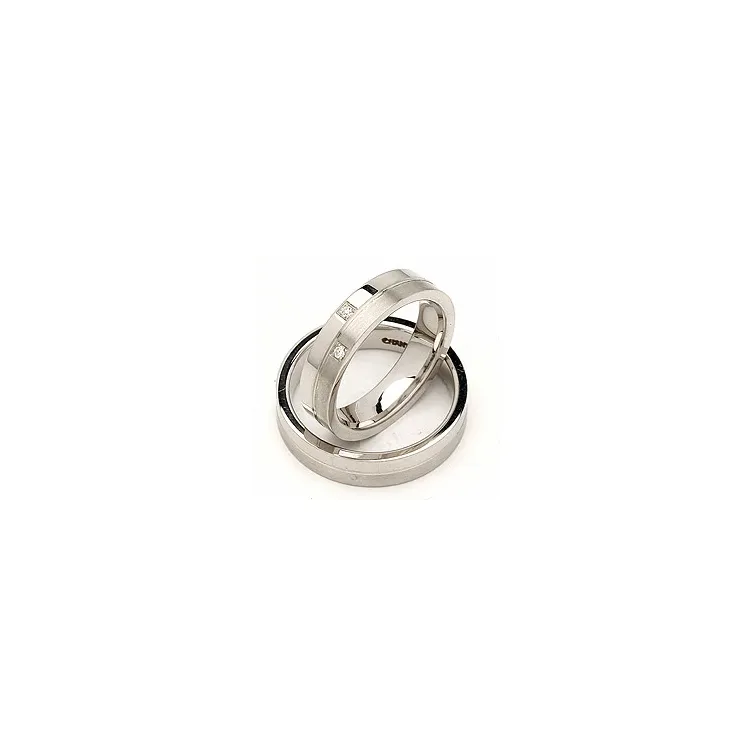 Vihkisormusta hopea 0,028 ct