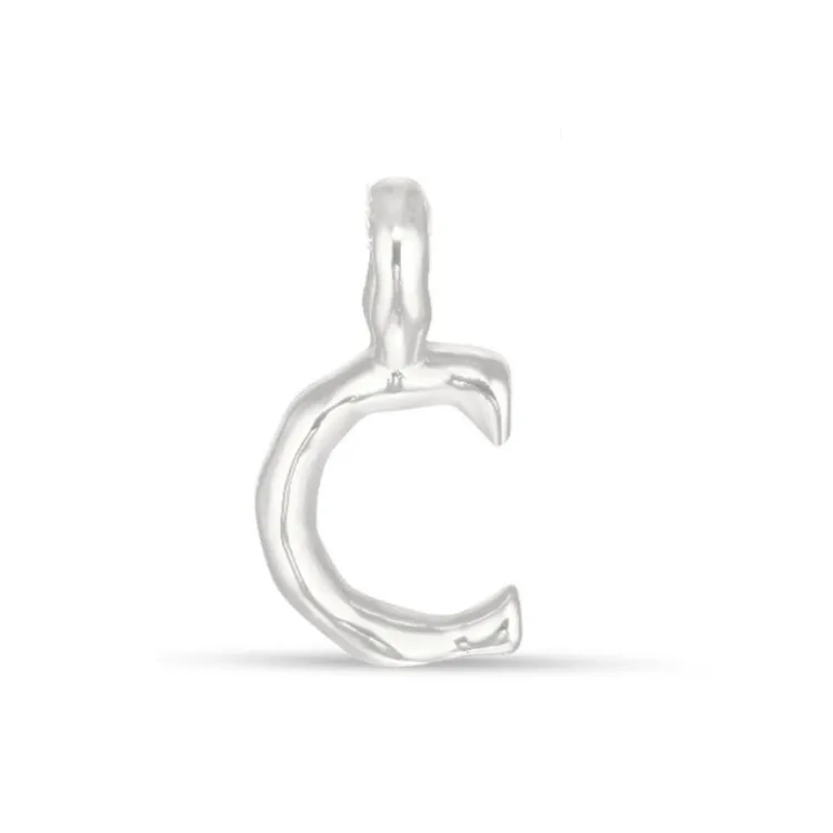 c-kirjain riipus  hopeaa - My Letter