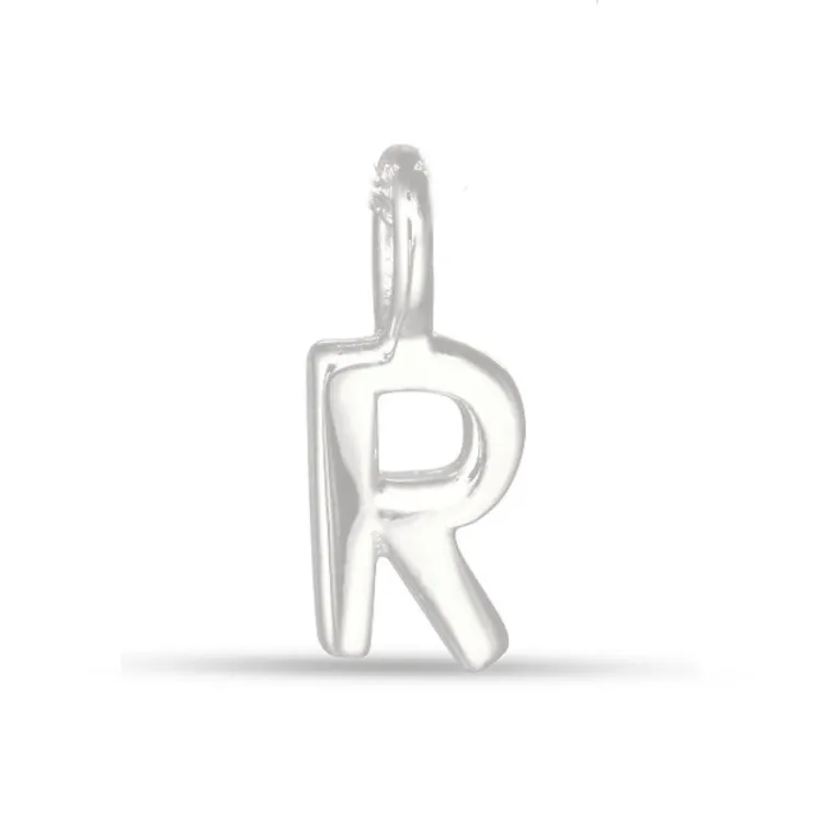 r-kirjain riipus  hopeaa - My Letter