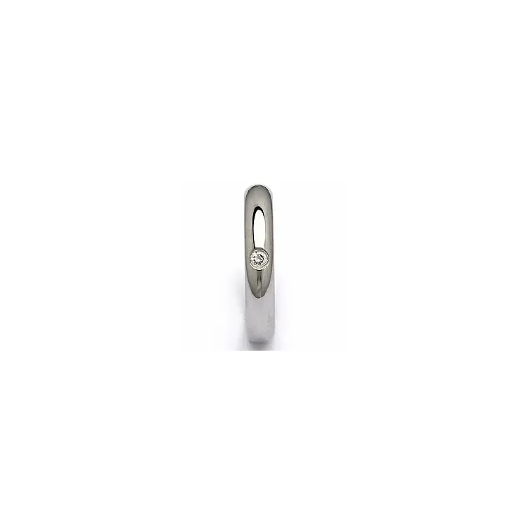 Vihkisormus teräs 0,05 ct