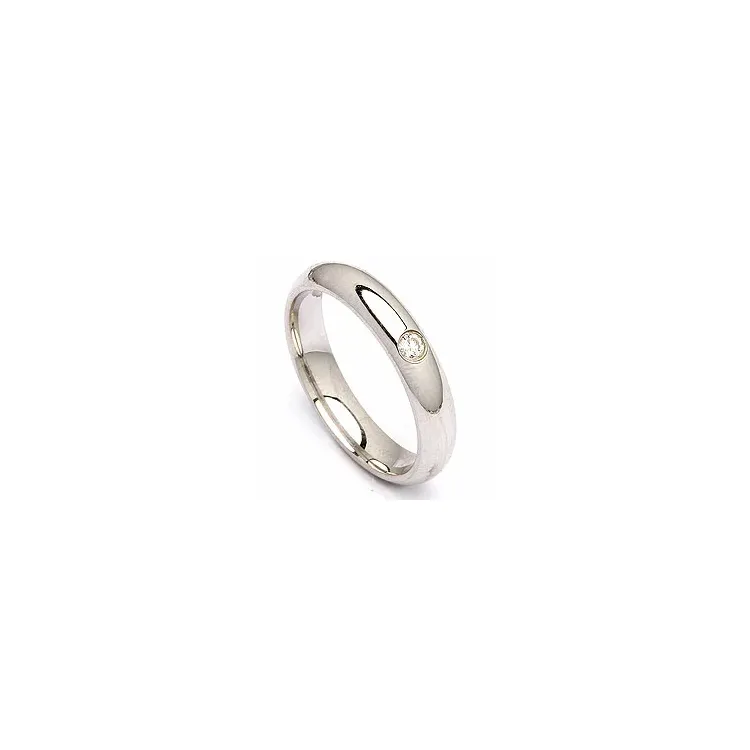 Vihkisormus hopea 0,05 ct