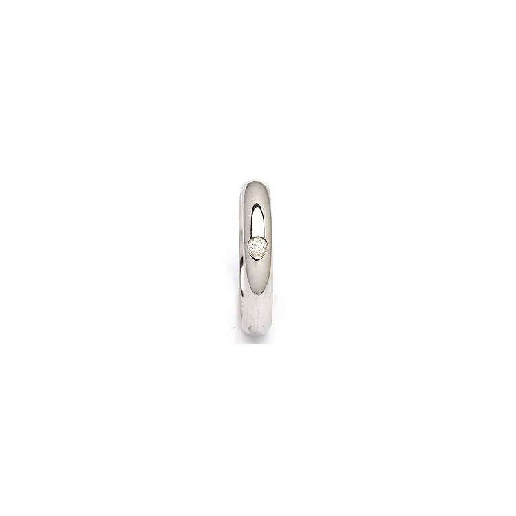 Vihkisormus hopea 0,05 ct