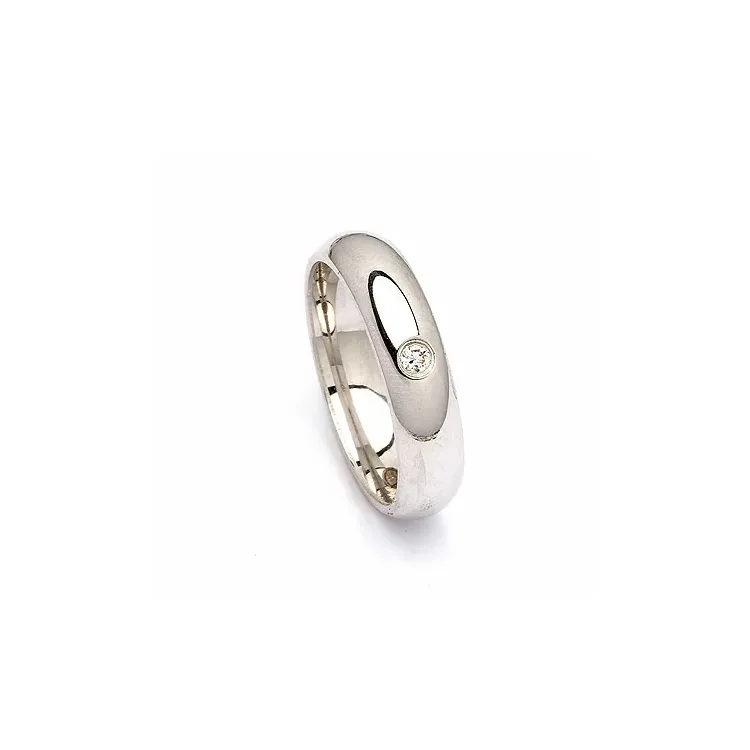 Vihkisormus hopea 0,05 ct