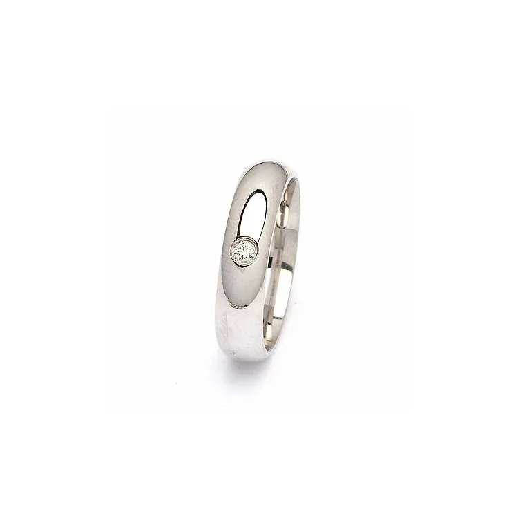 Vihkisormus hopea 0,05 ct