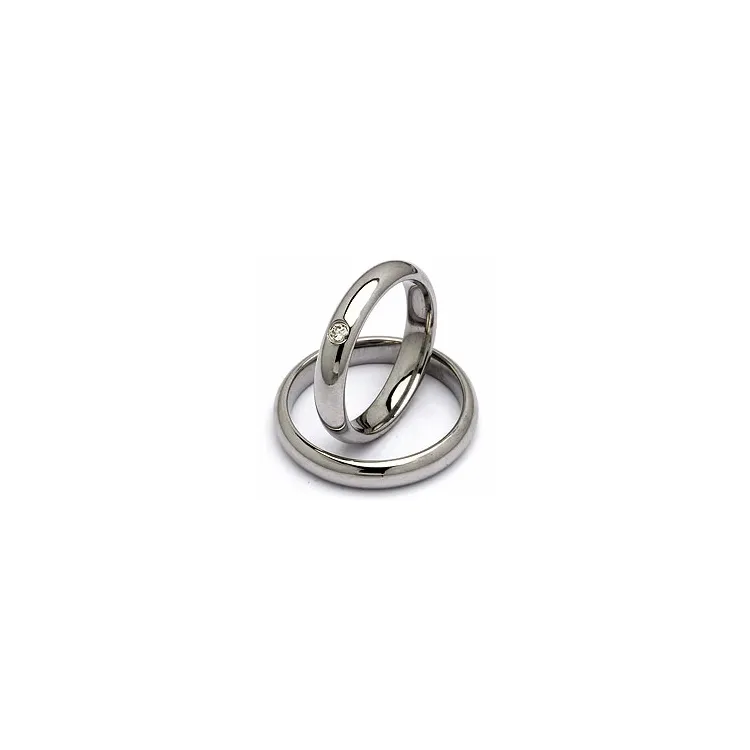Vihkisormusta teräs 0,05 ct