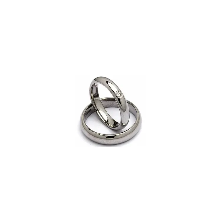 Vihkisormusta teräs 0,05 ct