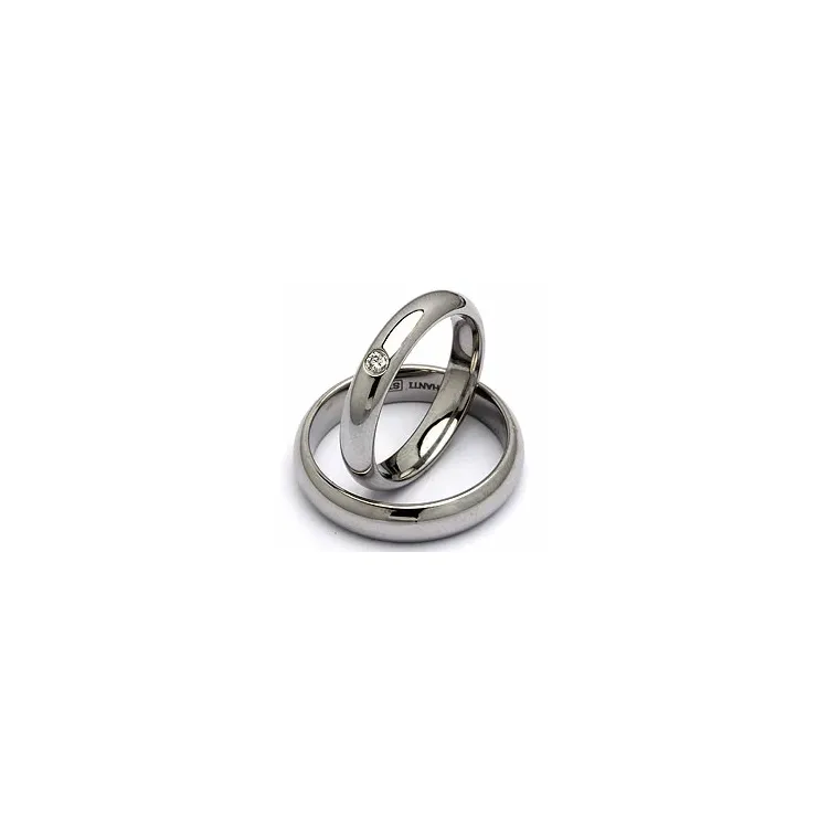 Vihkisormusta teräs 0,05 ct