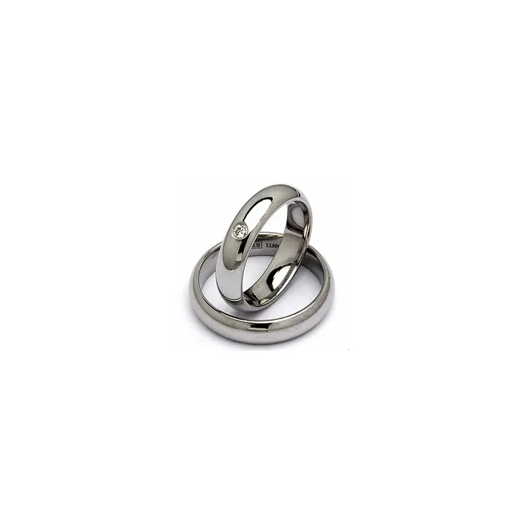 Vihkisormusta teräs 0,05 ct