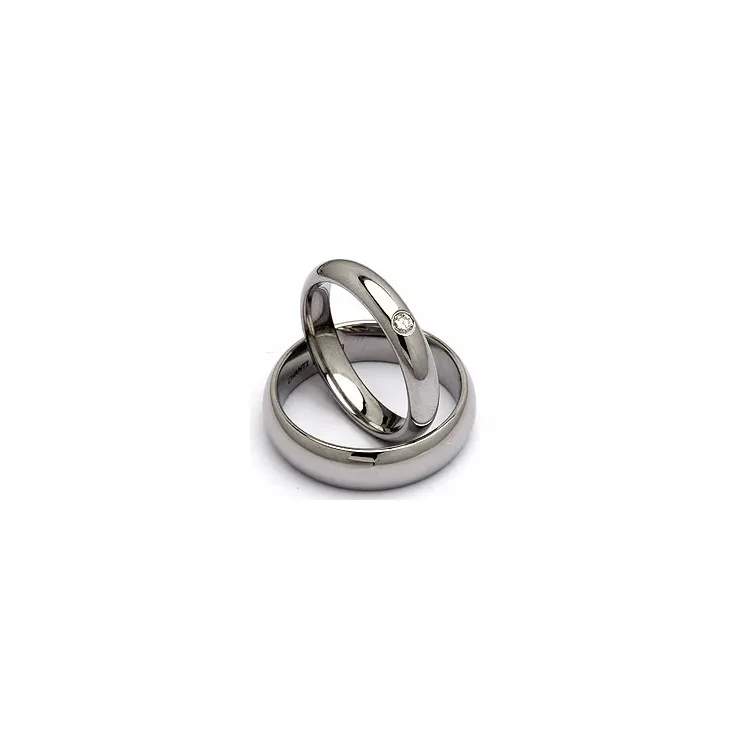 Vihkisormusta teräs 0,05 ct