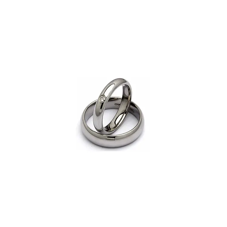Vihkisormusta teräs 0,05 ct